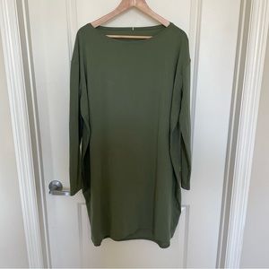 lululemon Green Twill Back in Action Dress Size 12